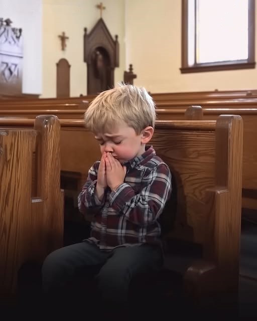 Little Orphan Prays in Church for Mom to Come for Him, I Will Take You, He Hears One Day