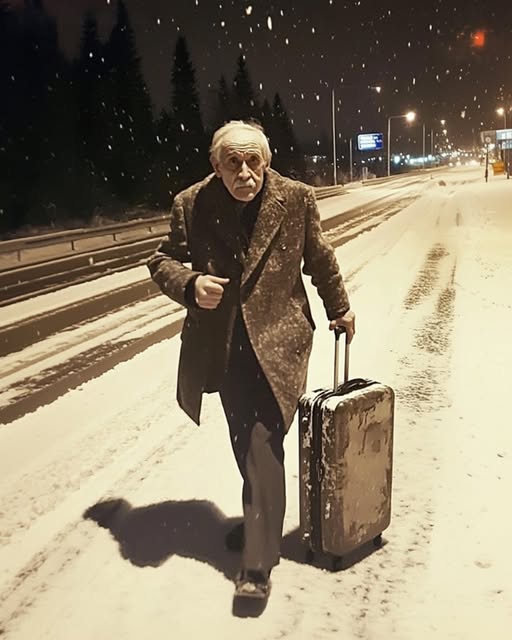 I Picked Up an Old Man on a Lonely Winter Highway, Letting Him Stay the Night Changed My Life Forever