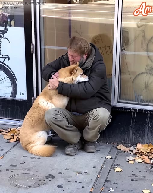 A dog visits a closed store every day, then leaves. One evening, a young boy notices and decides to follow it