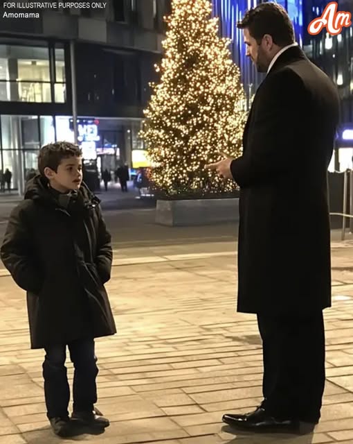 A Wealthy Man Encountered an 8-Year-Old Boy in the Town Square on Christmas Eve — “Could You Help Me Locate My Family?” the Boy Asked