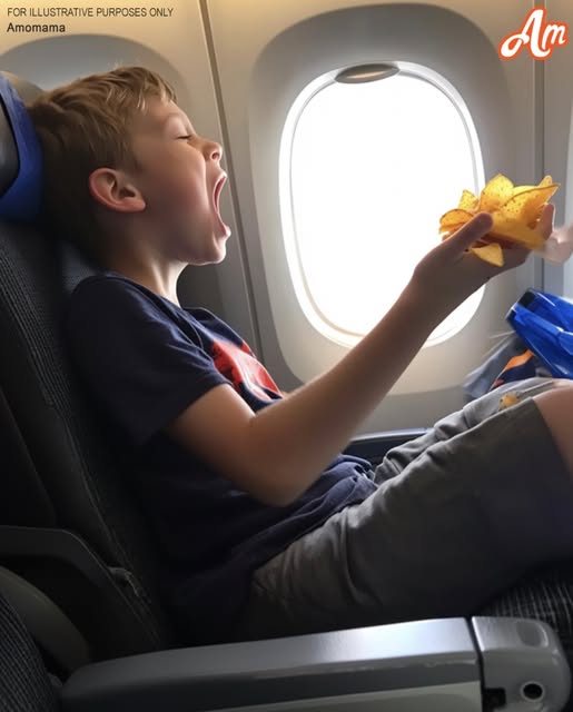 A teen in business class threw chips at me while his father laughed — they didn’t realize they’d regret it an hour later