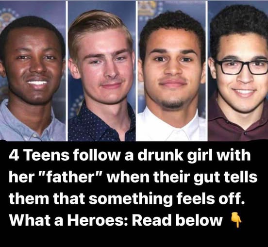 Four brave skateboarding teens save drunk 15-year-old girl from sexual assault