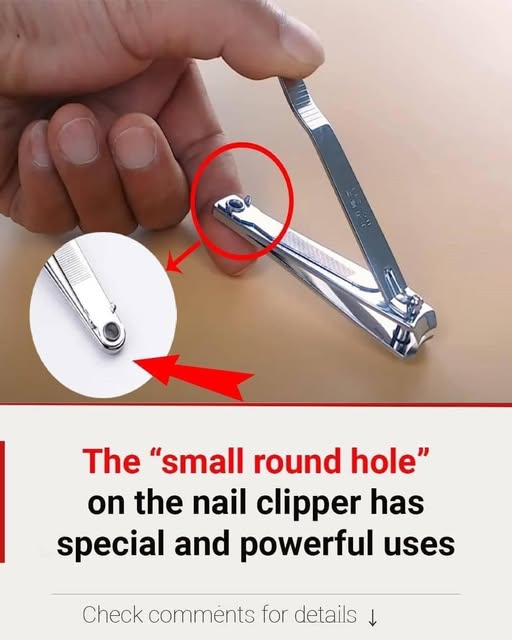 The “Small Round Hole” On The Nail Clipper Has Special And Powerful Uses, And I Had No Idea