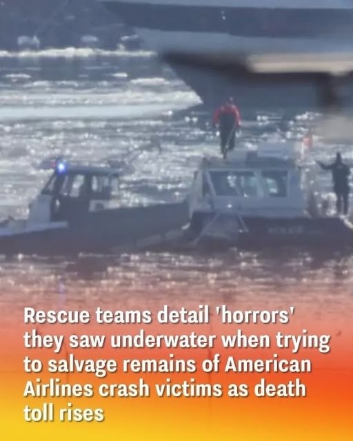 As The Death Toll Increases, Rescue Crews Describe The “Horrors” They Witnessed Underwater While Attempting To Recover The Remains Of American Airlines Disaster Victims